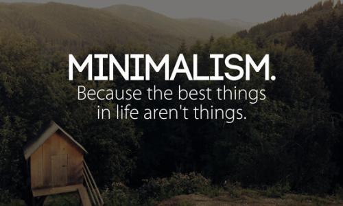 Minimalism and living ‘the minimalist’ lifestyle